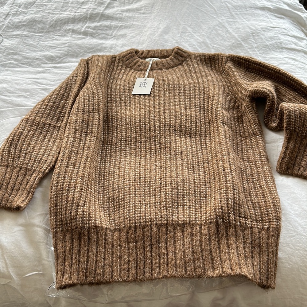 NWT OZMA NAYA SWEATER (Eco-Cloud Alpaca Cotton) Maple, size XS (sold out online) - Picture 3 of 7